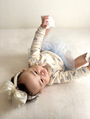 チュールスカートロンパース