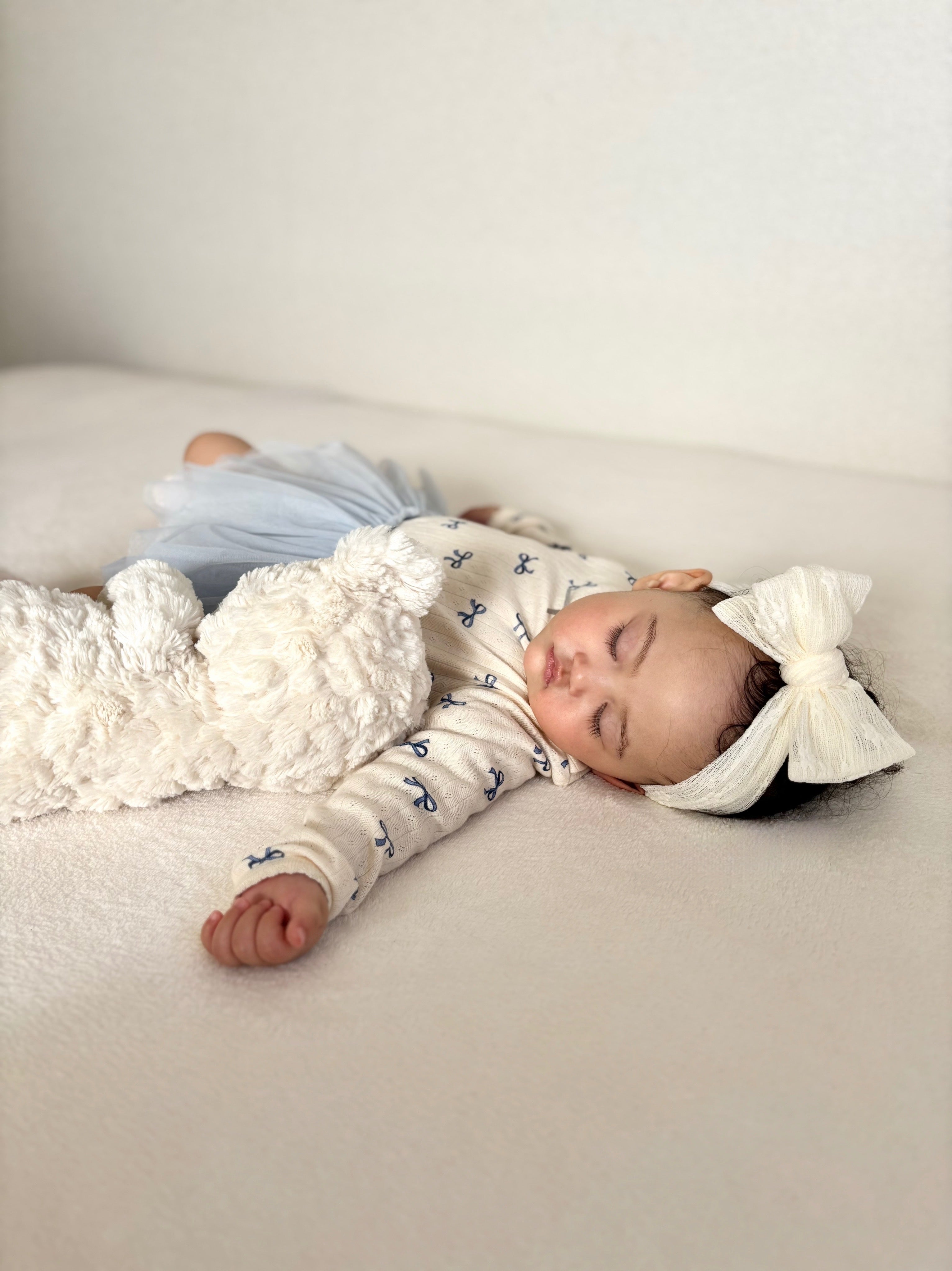 チュールスカートロンパース