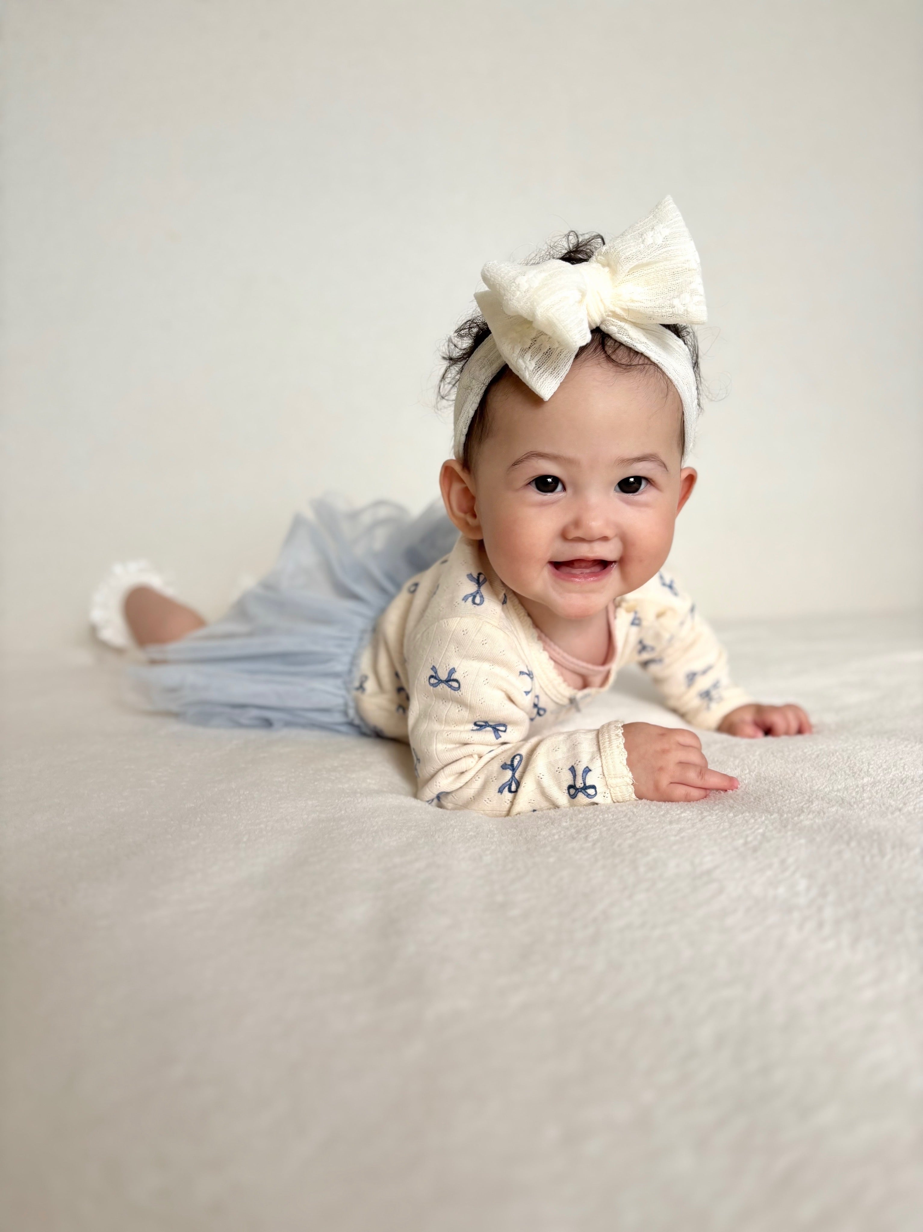 チュールスカートロンパース