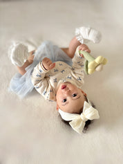 チュールスカートロンパース