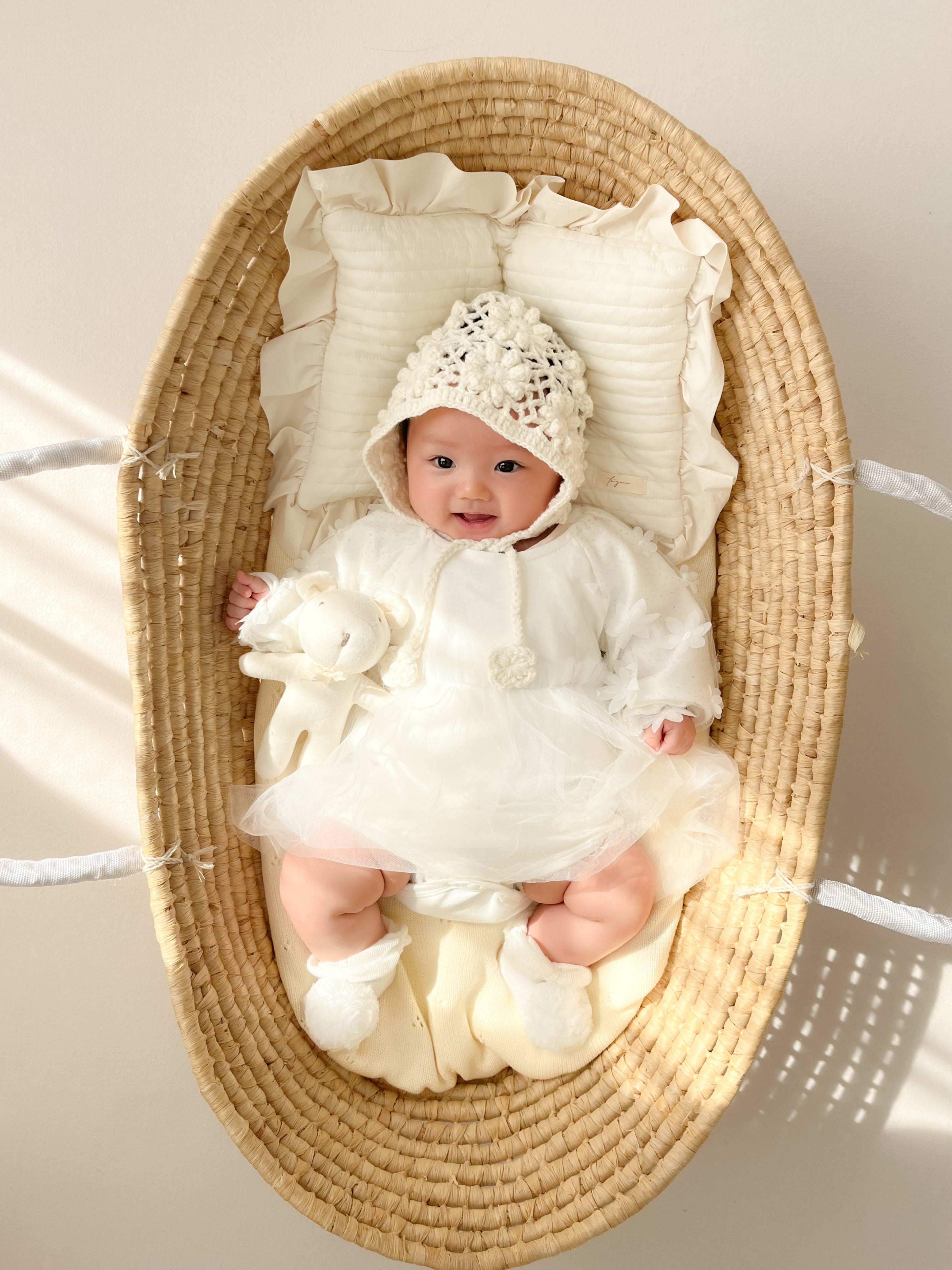 【新作 6日(金) 10:00販売】フラワーチュールドレスロンパース