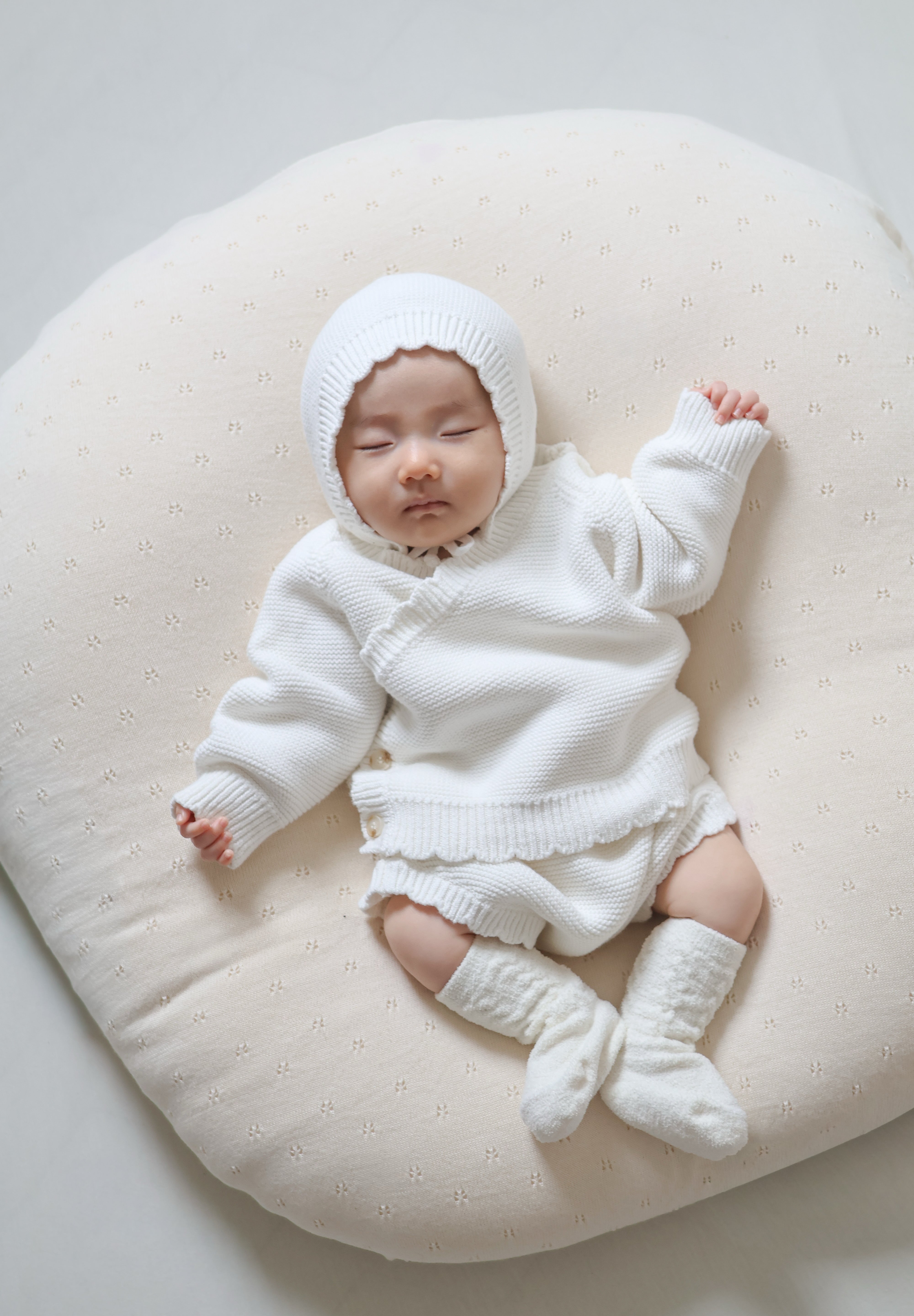 ミルキーニット ベビーセット