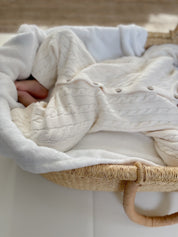 【新作】ケーブル編みカバーオール