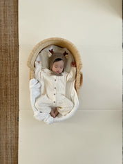 【新作】ケーブル編みカバーオール