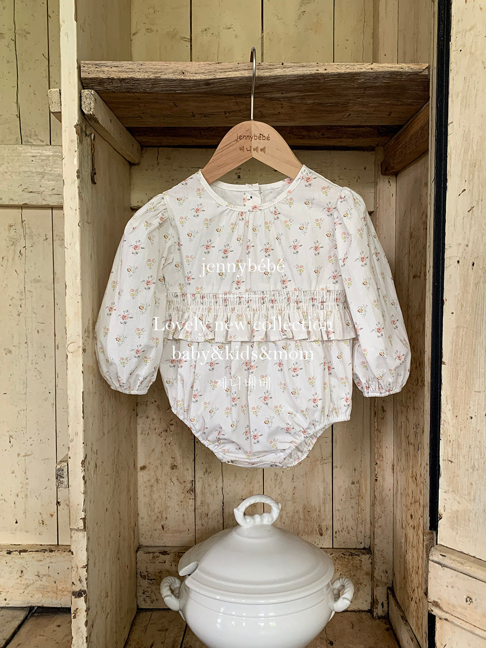 【新作20日(金) 10:00販売】プティフルール フリルロンパース｜ワンピース