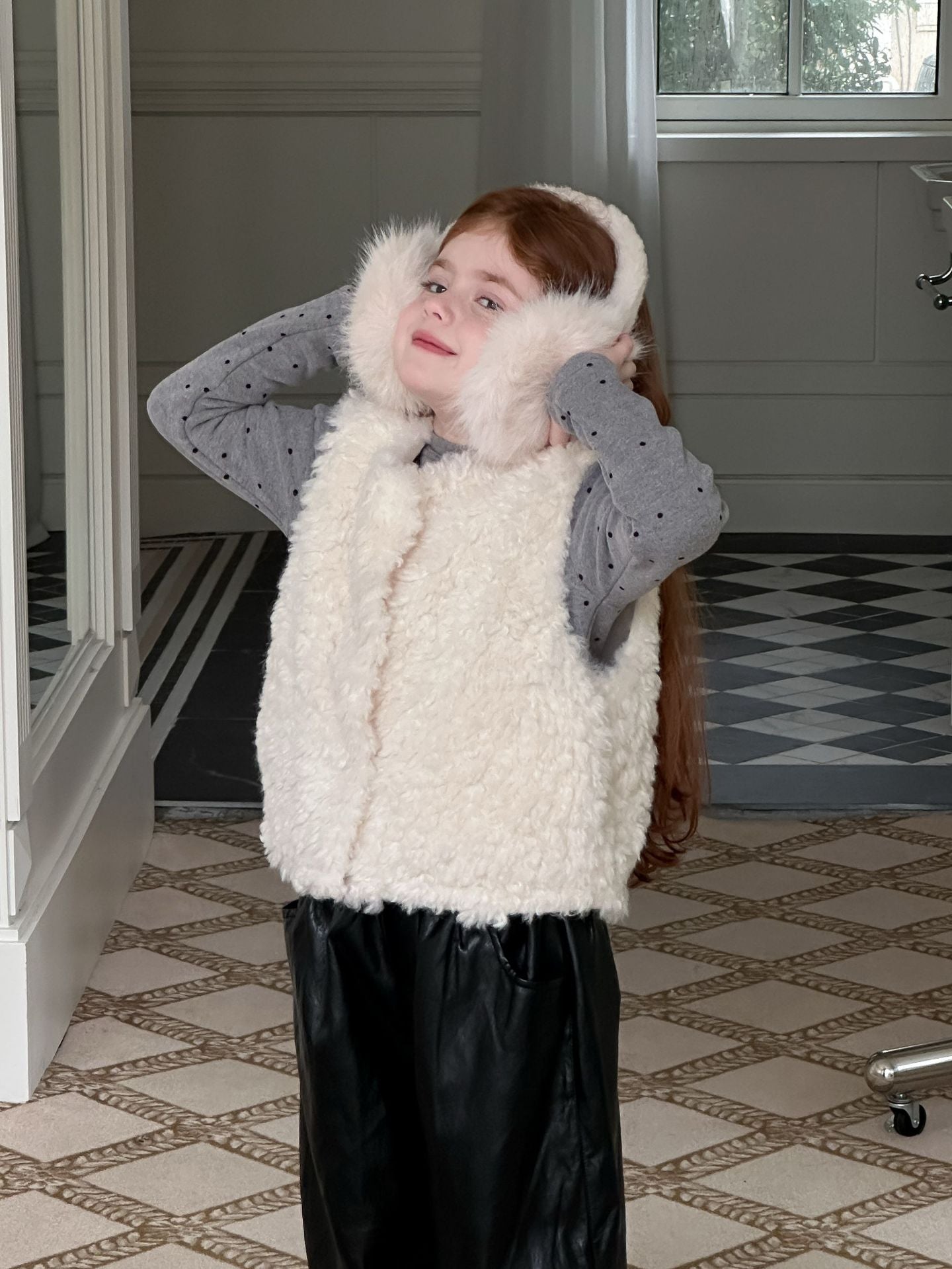 【SALE】ボアフリースボリュームベスト