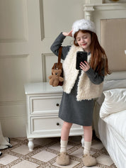 【SALE】ボアフリースボリュームベスト