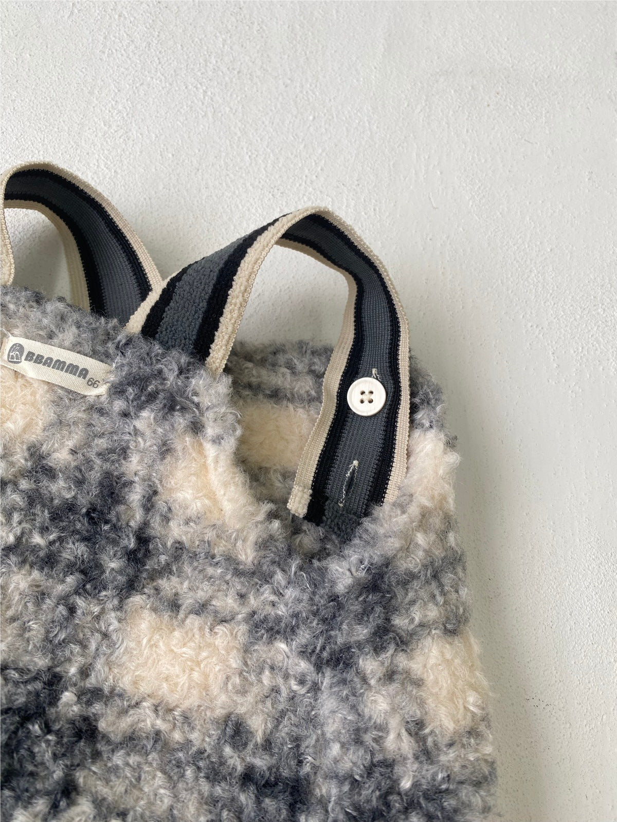 チェックボア ベビーサロペットブルマ