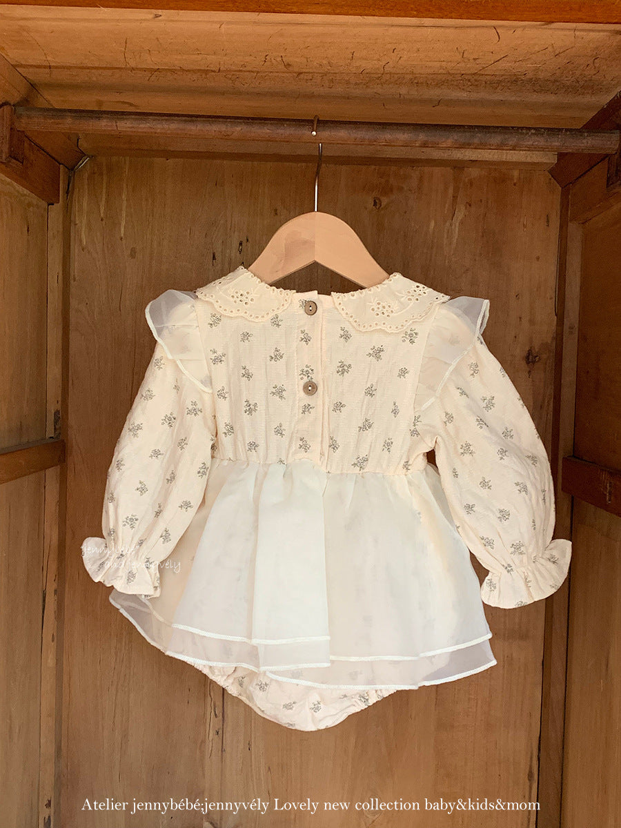 【新作】フラワーチュールロンパース
