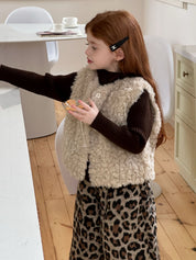 【SALE】ボアフリースボリュームベスト