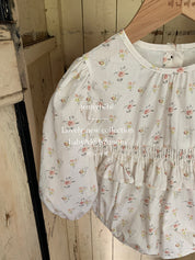 【新作20日(金) 10:00販売】プティフルール フリルロンパース｜ワンピース