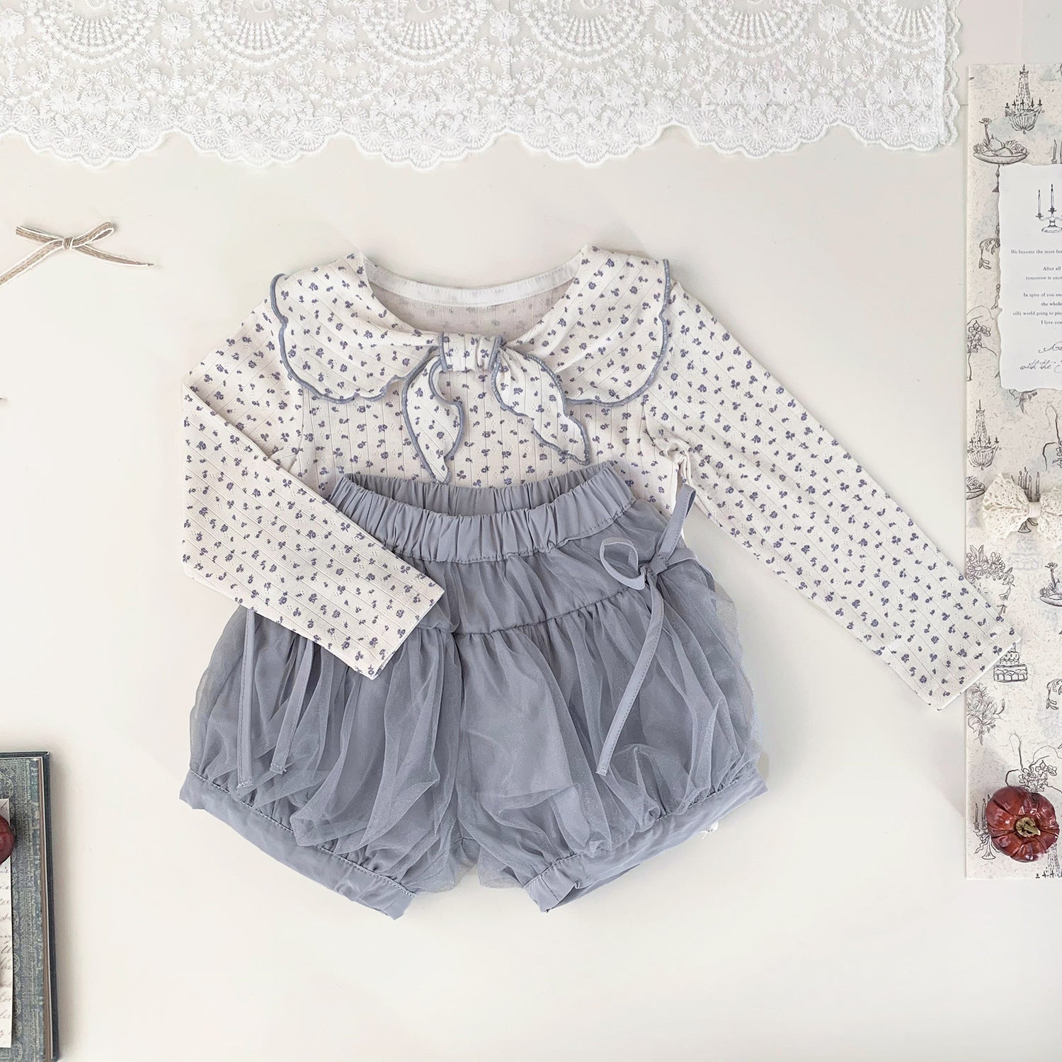 【SALE】bow tie tops