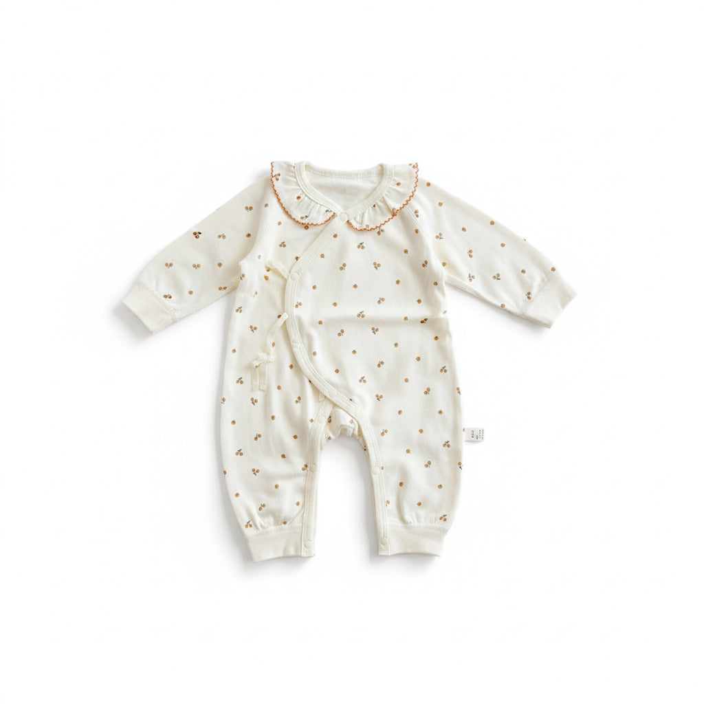 コットン ベビーコンビロンパース