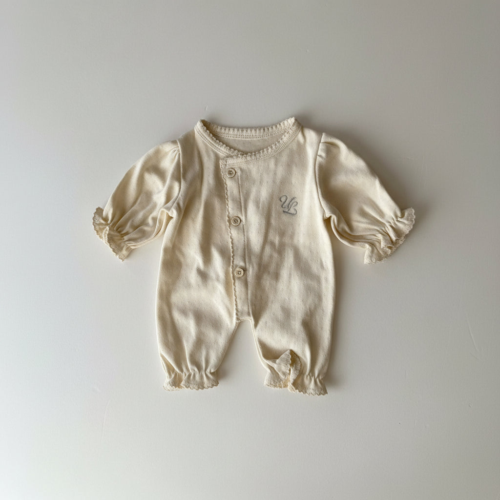 UL ORIGINAL：ニューボーンフリルカバーオール