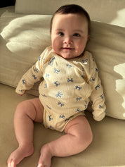 UL ORIGINAL：リボンロンパース(長袖)