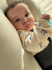 UL ORIGINAL：リボンロンパース(長袖)