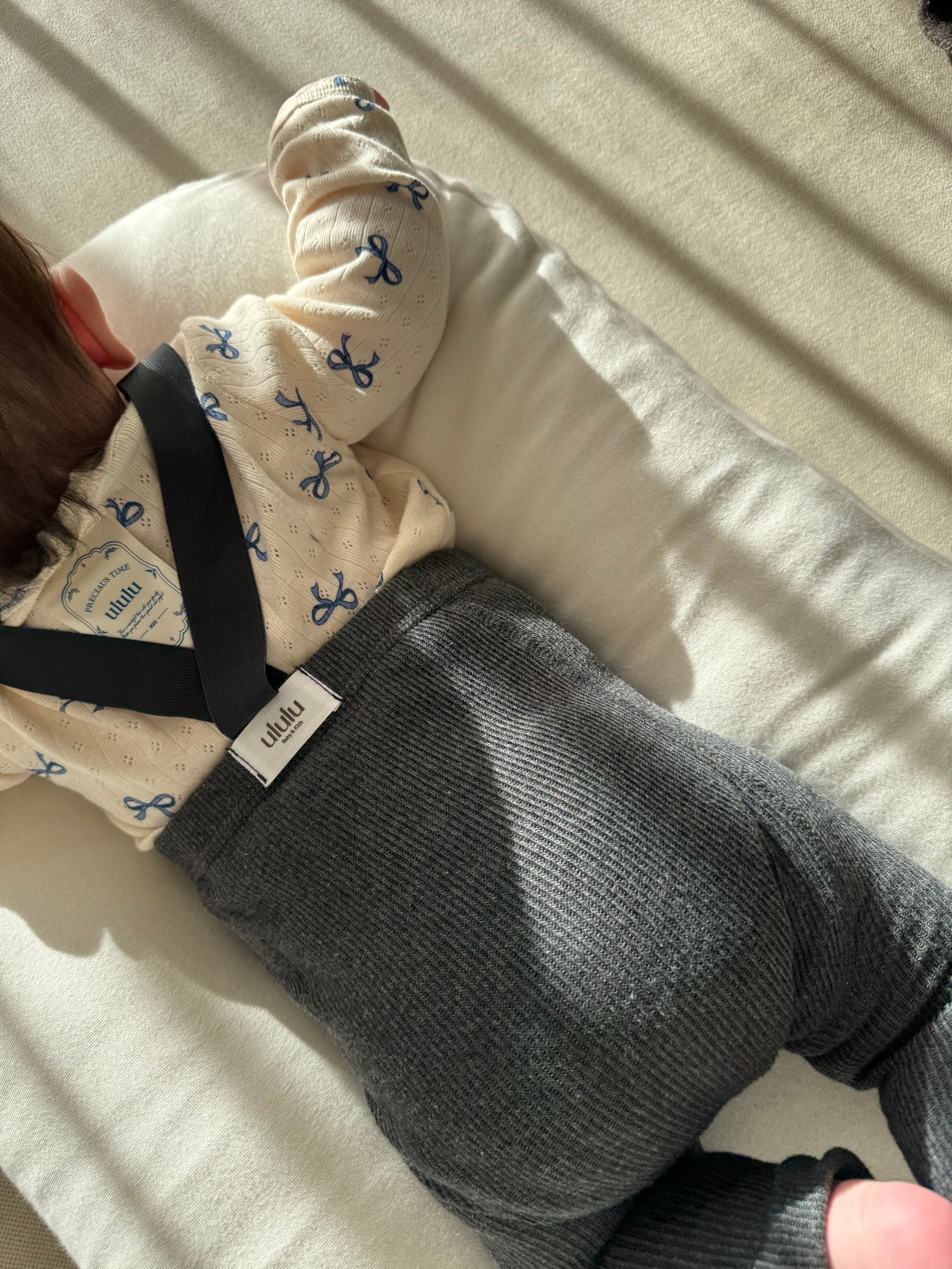 UL ORIGINAL：リボンロンパース(長袖)