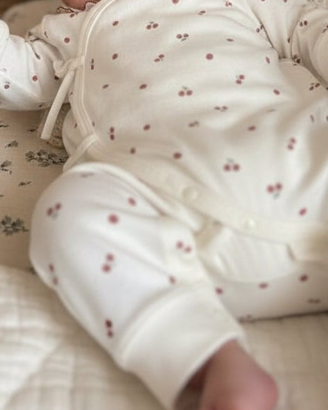 コットン ベビーコンビロンパース