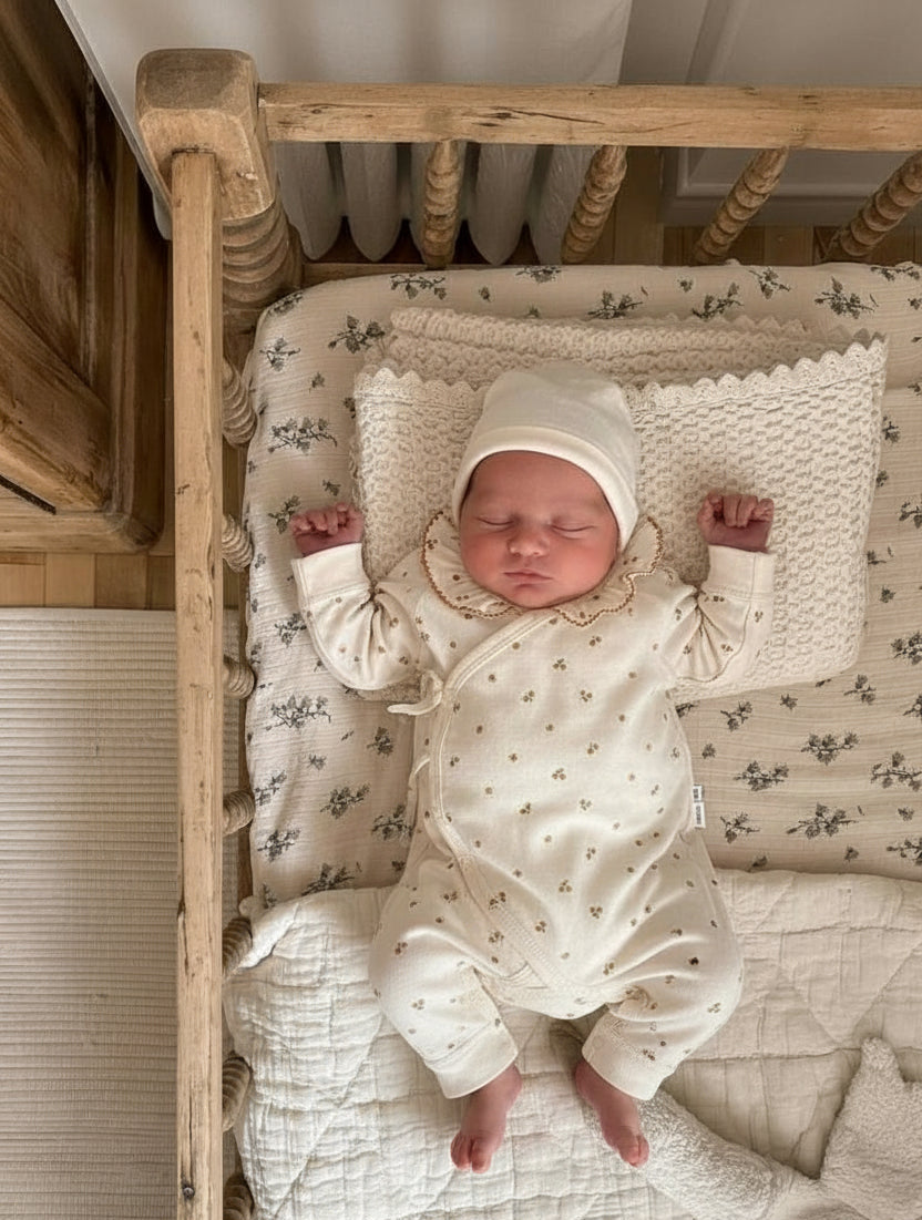 コットン ベビーコンビロンパース