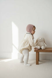 【予約】プチドットフリルロンパース